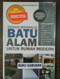 Desain Minimalis Batu Alam untuk Rumah Modern